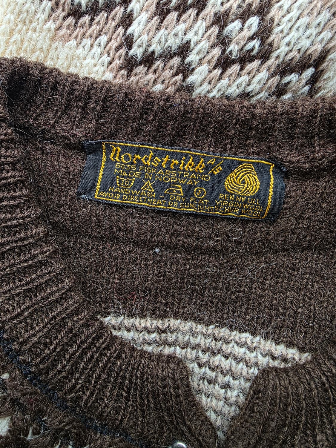 노르웨이 노르딕 니트 가디건 상품이미지5