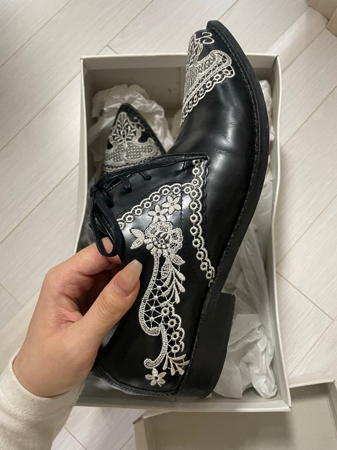 준야와타나베 SS07 레이스 로퍼 S 상품이미지3