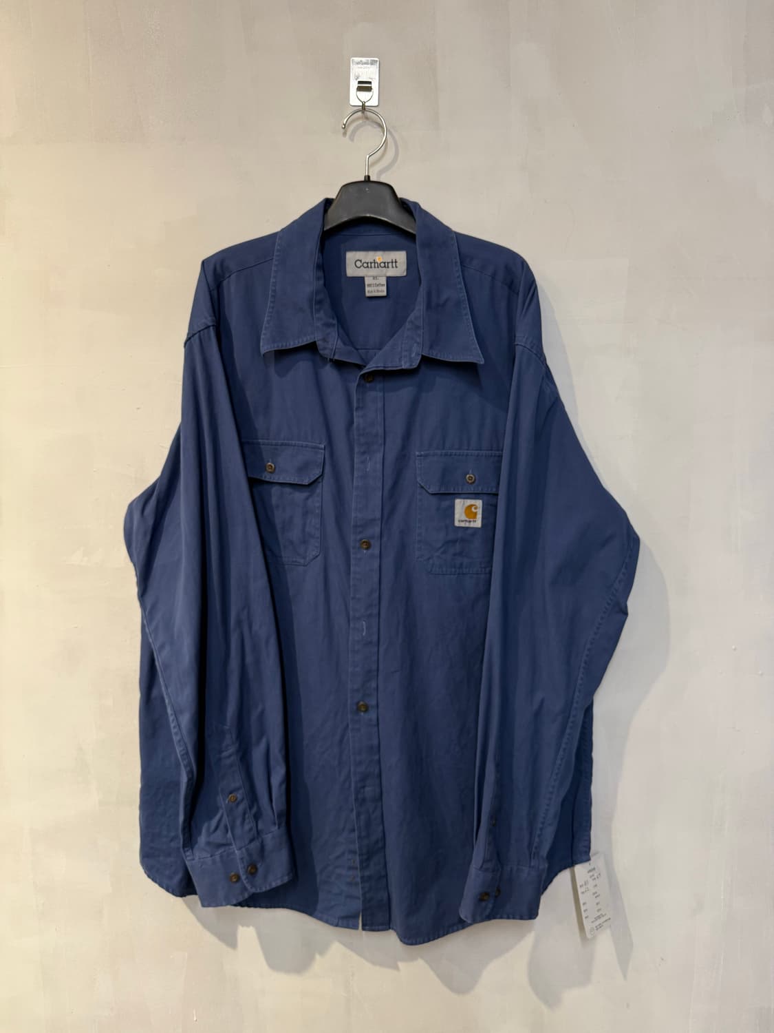 칼하트 블루 긴팔셔츠 상품이미지1