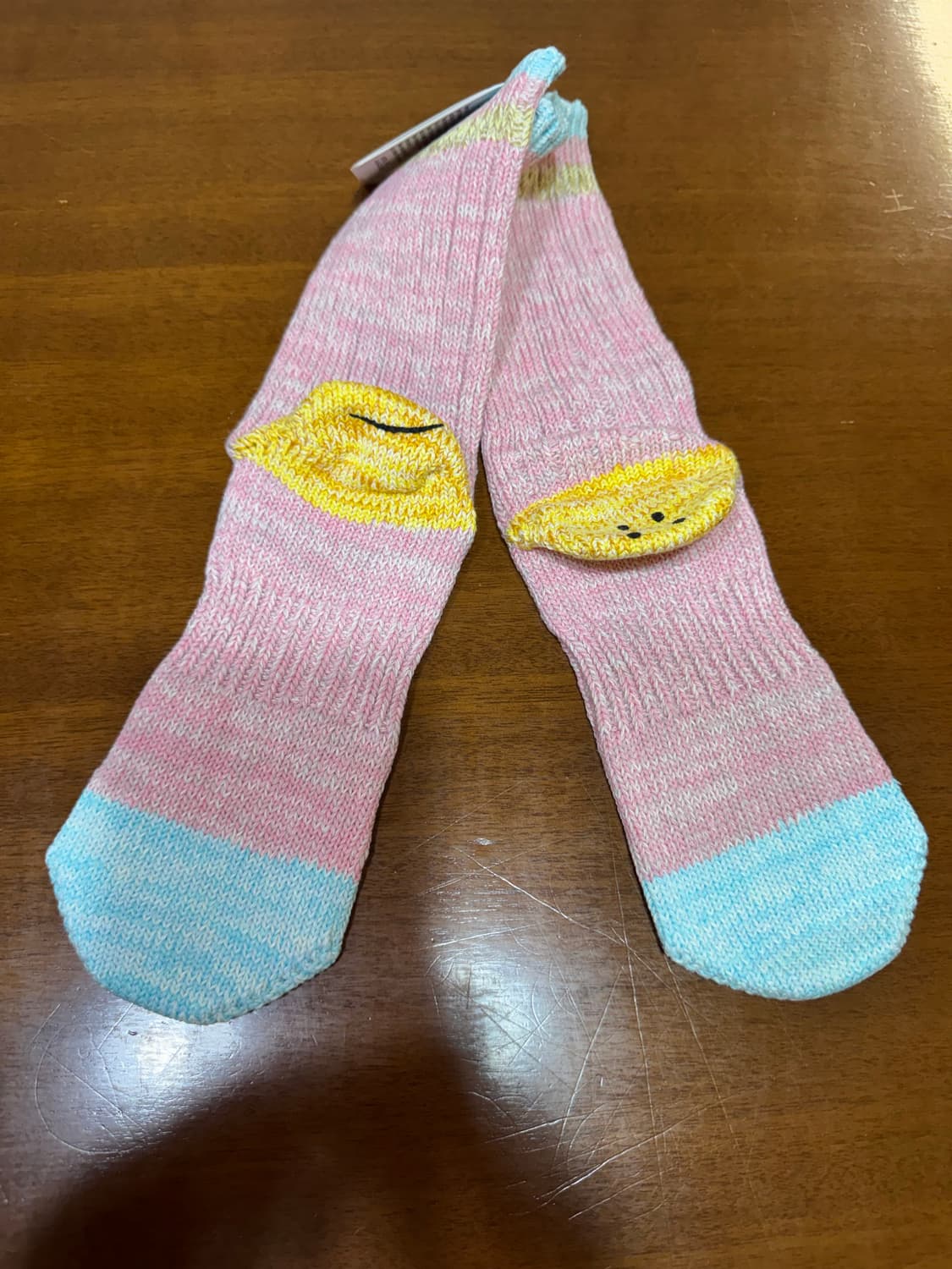 캐피탈 60 피스 아이비 레안보위 해피 힐 핑크 양말 (새상품) 상품이미지3