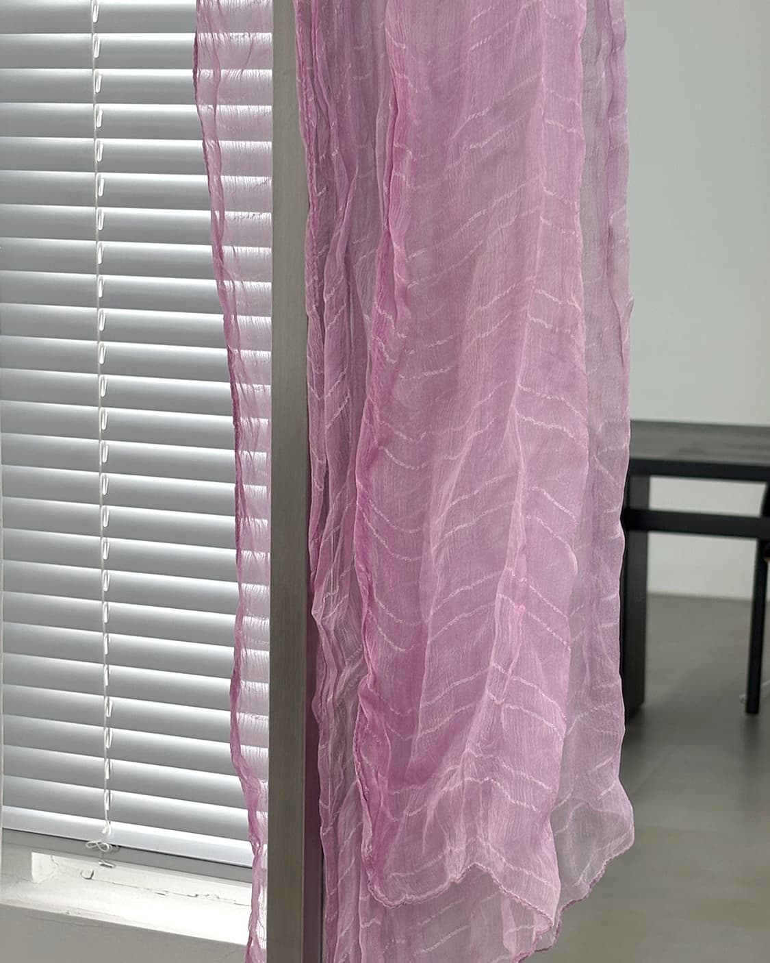 airy candy pink sheer scarf 상품이미지4
