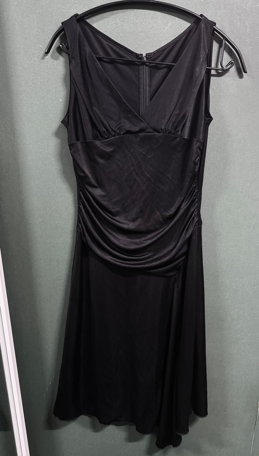 빈티지 오리엔탈 페어리 아카이브 블랙 드레이핑 원피스 큐빈 파우닝 오공이 상품이미지1