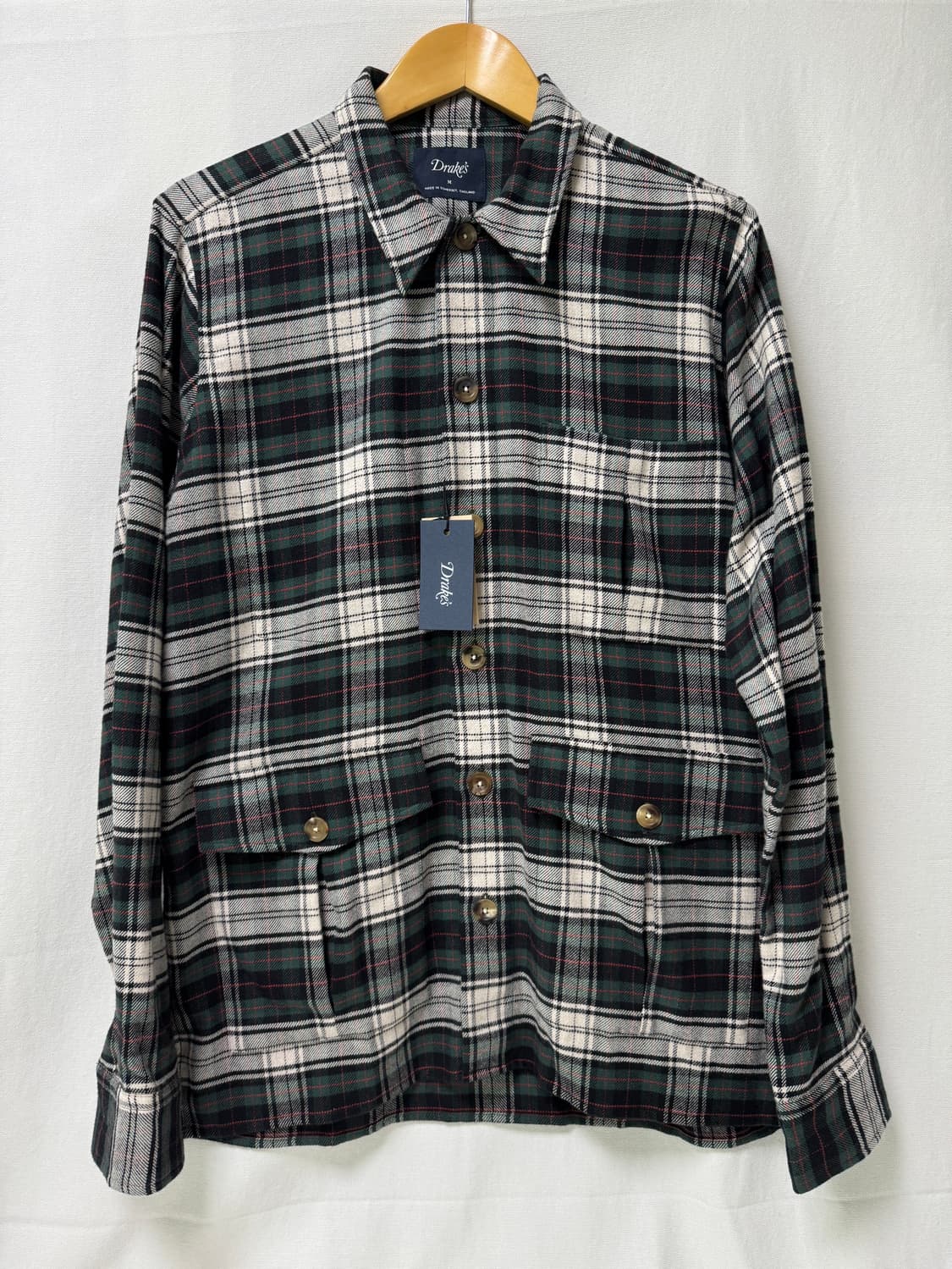 드레익스 타탄 체크 셔츠 자켓 M 상품이미지6