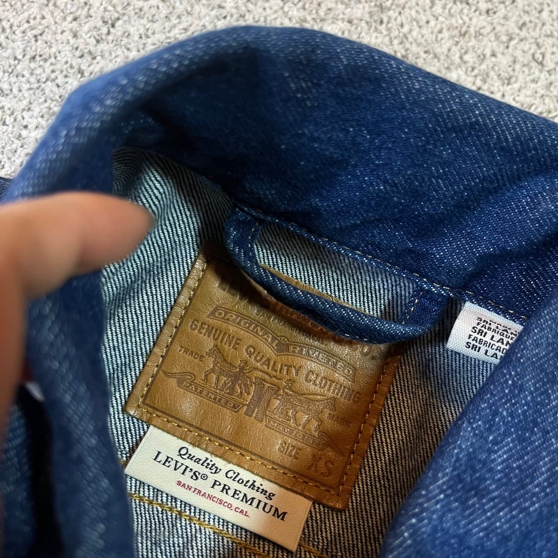 리바이스 프리미엄 우먼 데님 자켓 상품이미지3