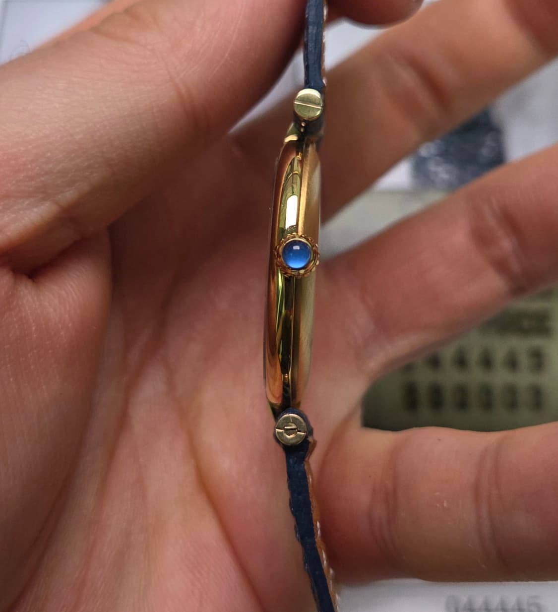 빈티지 까르띠에 머스트드 방돔 오리지널 스파이더 다이얼 남성용 (감정서  상품이미지6