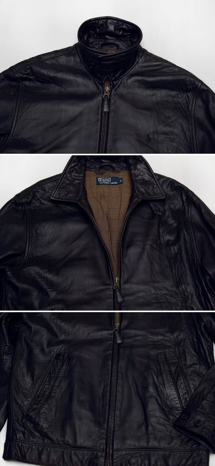 폴로 랄프로렌 클래식 맥스웰 램스킨 레더 자켓 (M / 100) 상품이미지4
