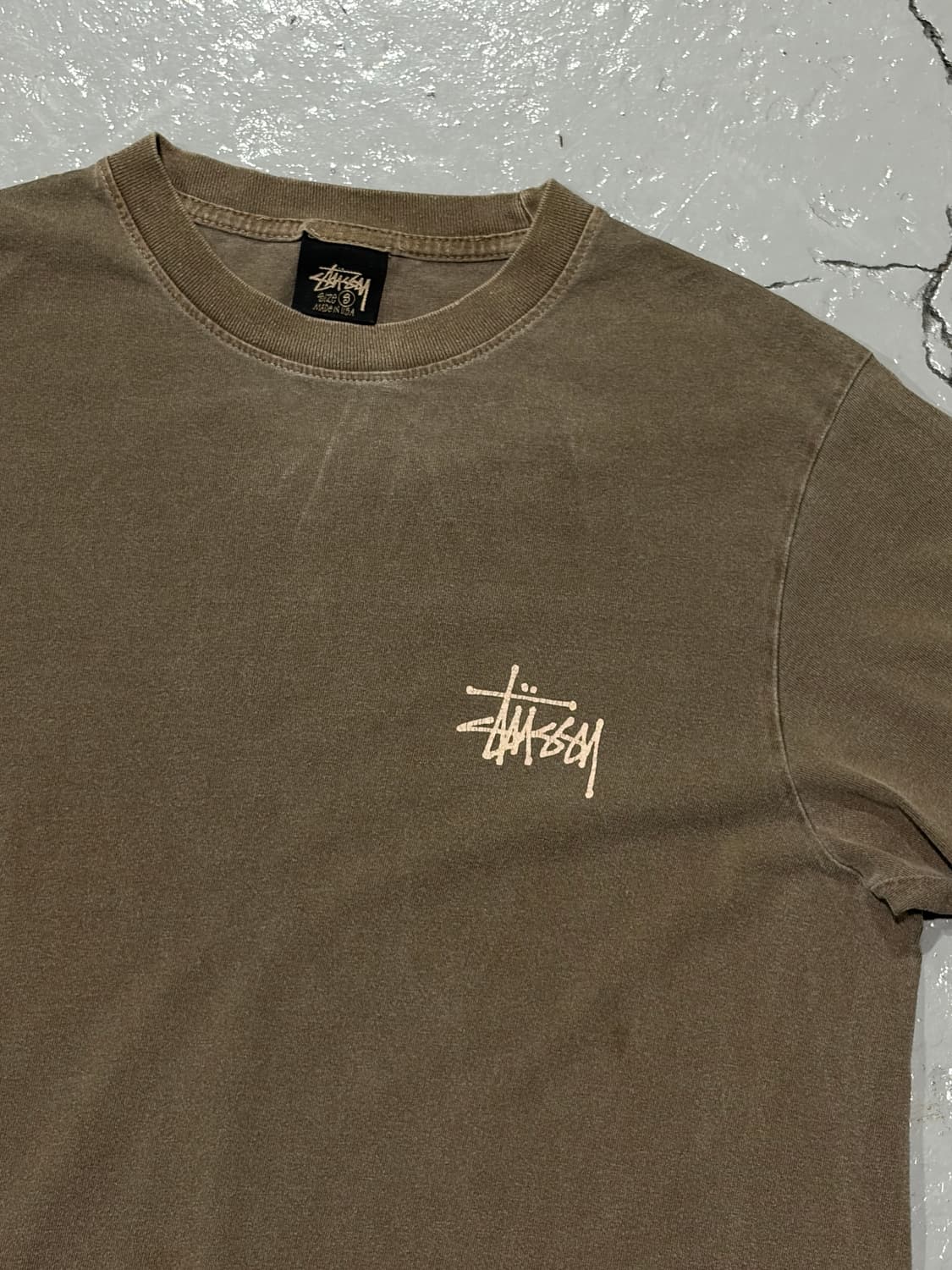 스투시(Stussy) USA 피그먼트 다이드 반팔 티셔츠 상품이미지2