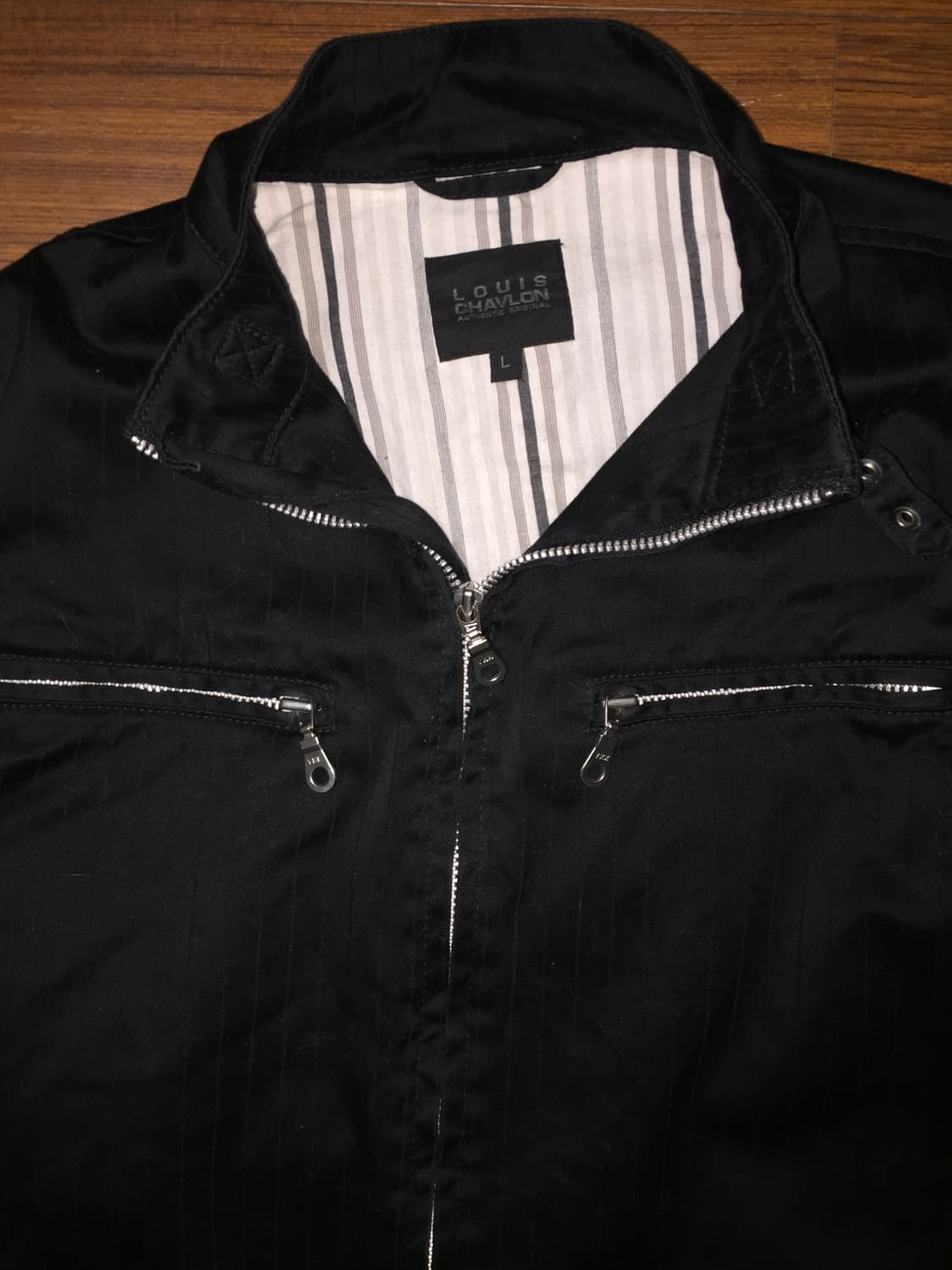 Black stripe zip up jacket 상품이미지5