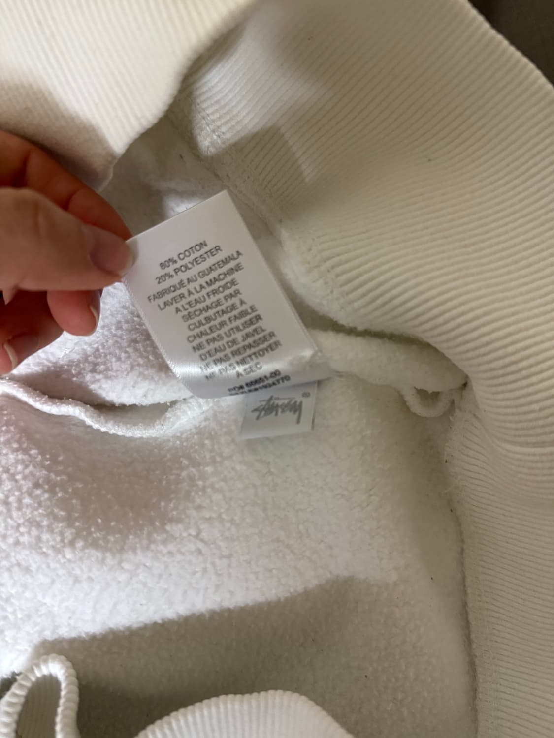 스투시 후드티 라이온 닷 후드 화이트 L 상품이미지5