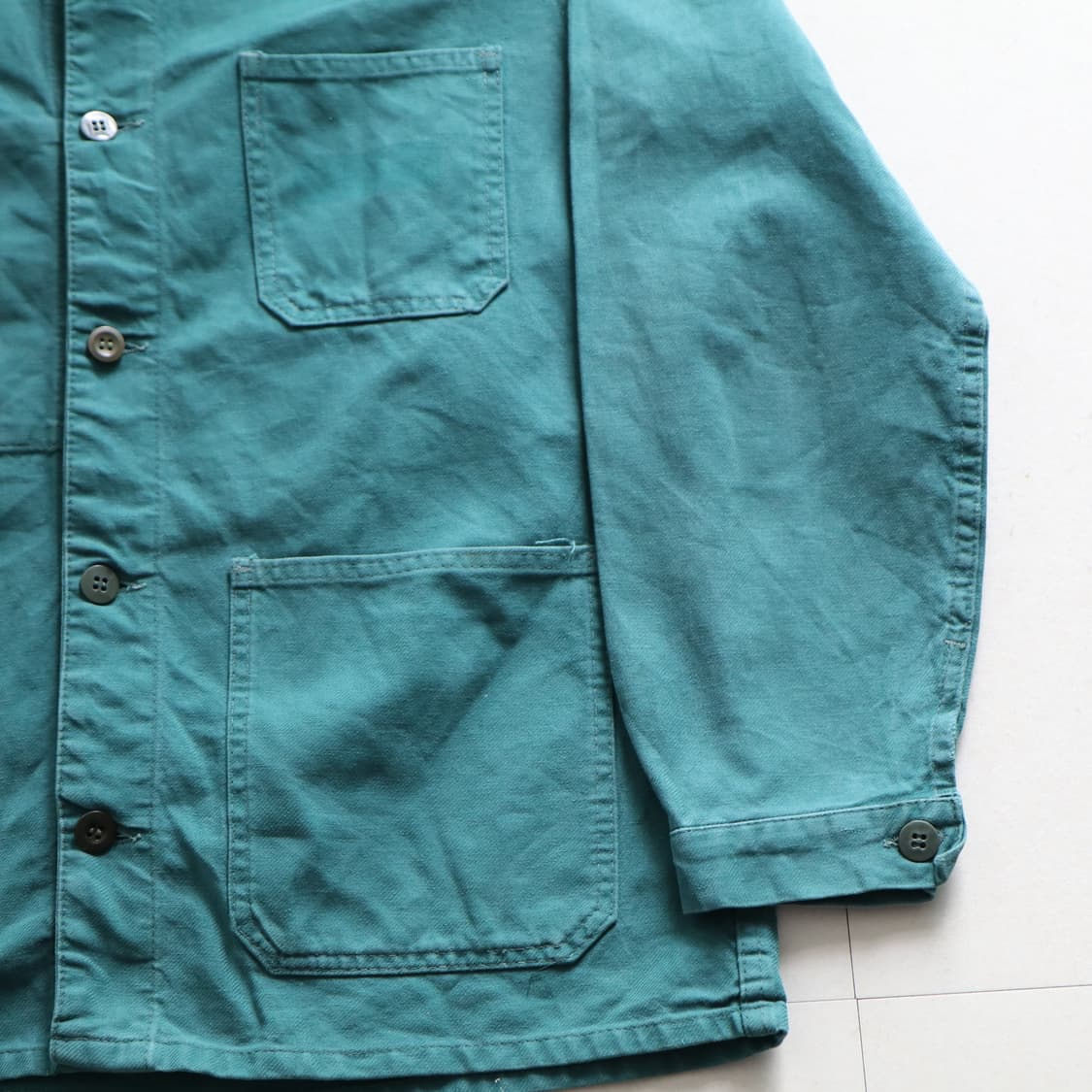 80s 프랑스 빈티지 그린 초어 워크자켓 (95-100) 상품이미지3