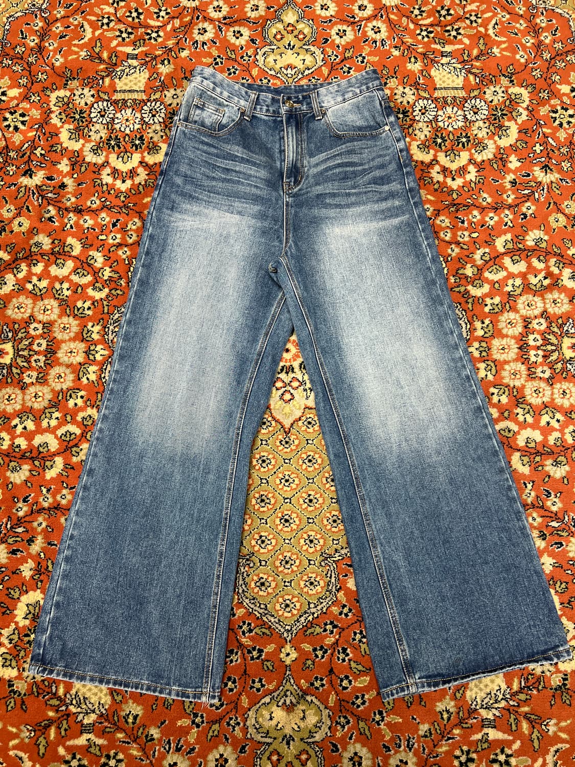 [M] DNSR 시그니처 플레어 부츠컷 데님 팬츠 연청 상품이미지1