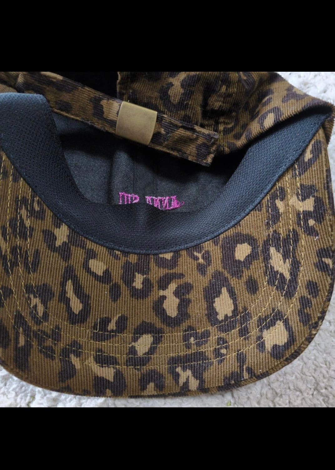 안나수이 ANNA SUI 코듀로이 호피 볼캡 상품이미지4