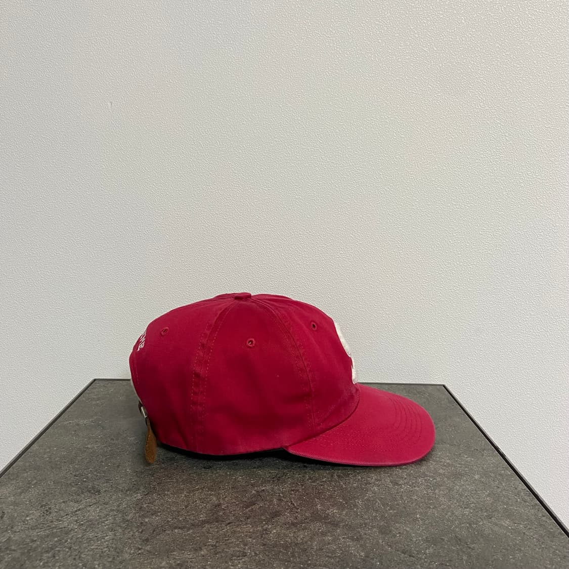 (OS) 슈프림 S로고 볼캡 모자 워시드 레드 상품이미지3