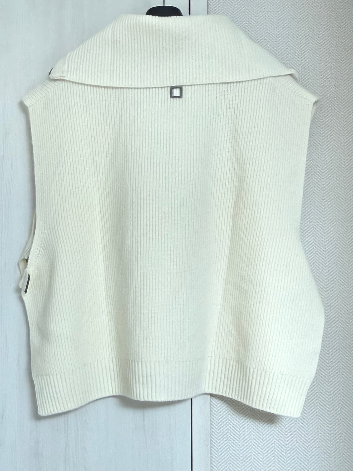 (48) 22fw 우영미 베스트 레이어드 니트 화이트 상품이미지2