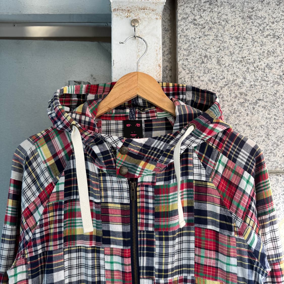 엑스걸 JPN 패치워크 로고 코튼 자켓 상품이미지3