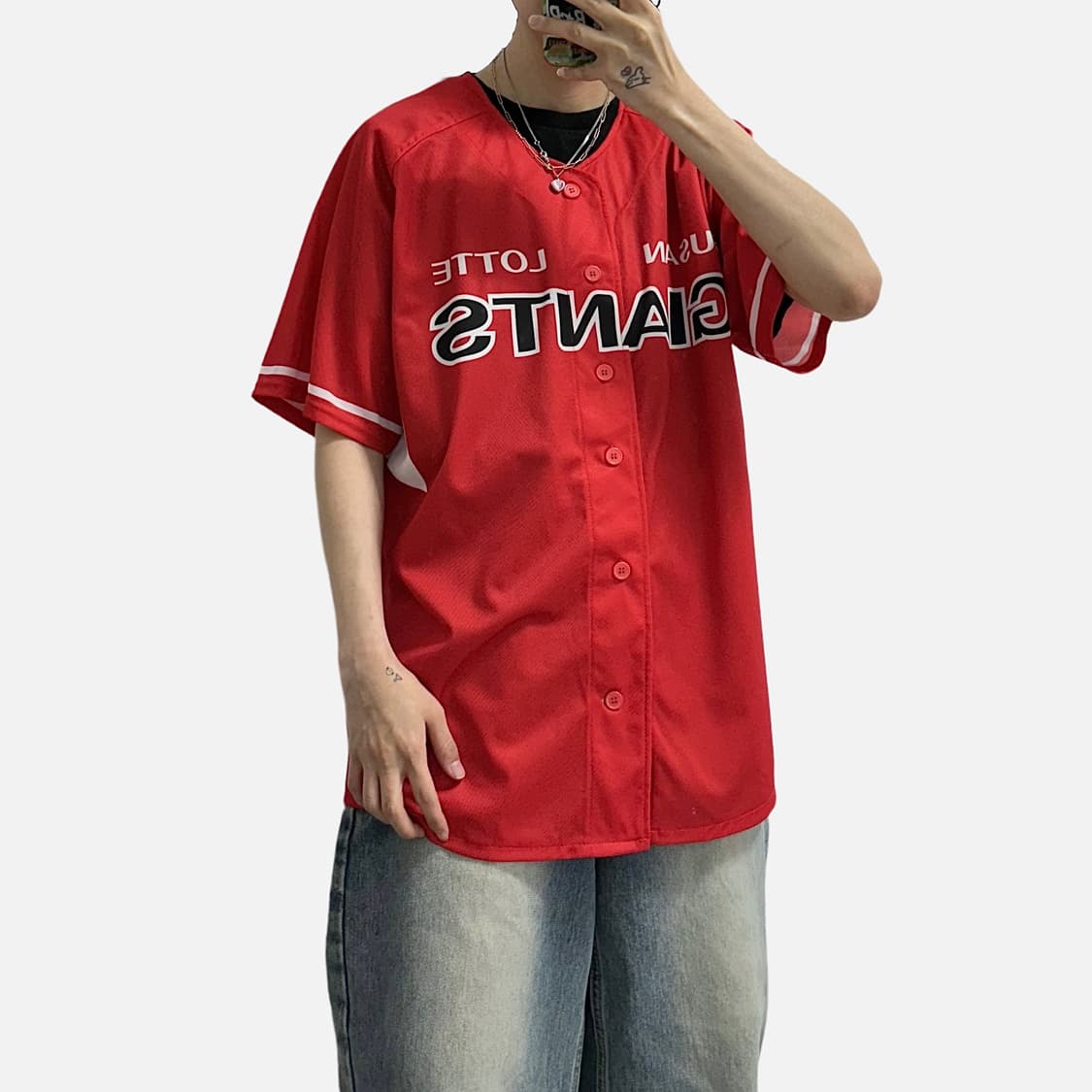 롯데자이언츠 응원복 반팔 야구 유니폼 상품이미지3