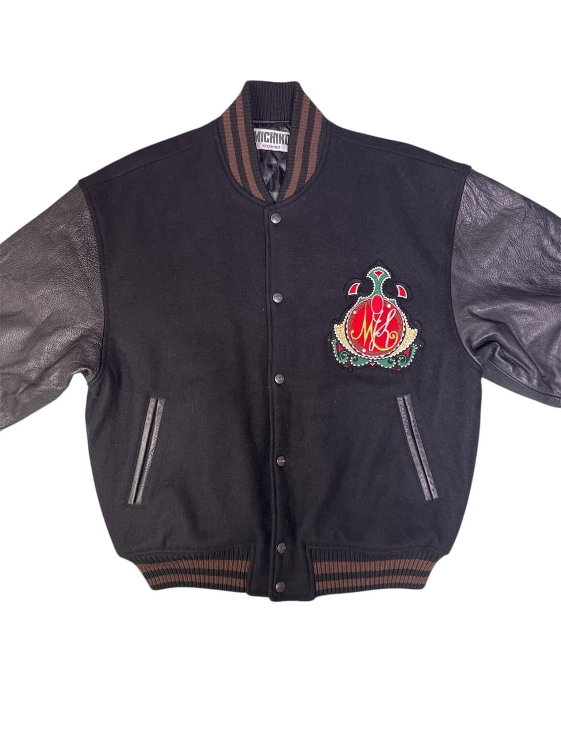 빈티지 미치코 코시노 런던 MICHIKO 바시티 스타디움 자켓 F 상품이미지2