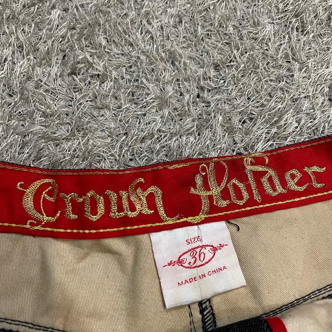 J.vtg Crown Holder 힙합 데님팬츠 상품이미지5