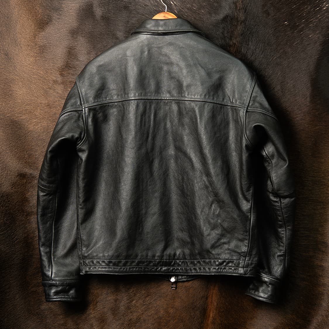 [105] 프리즘웍스 싱글 카우하이드 레더자켓  MO-2574  상품이미지4