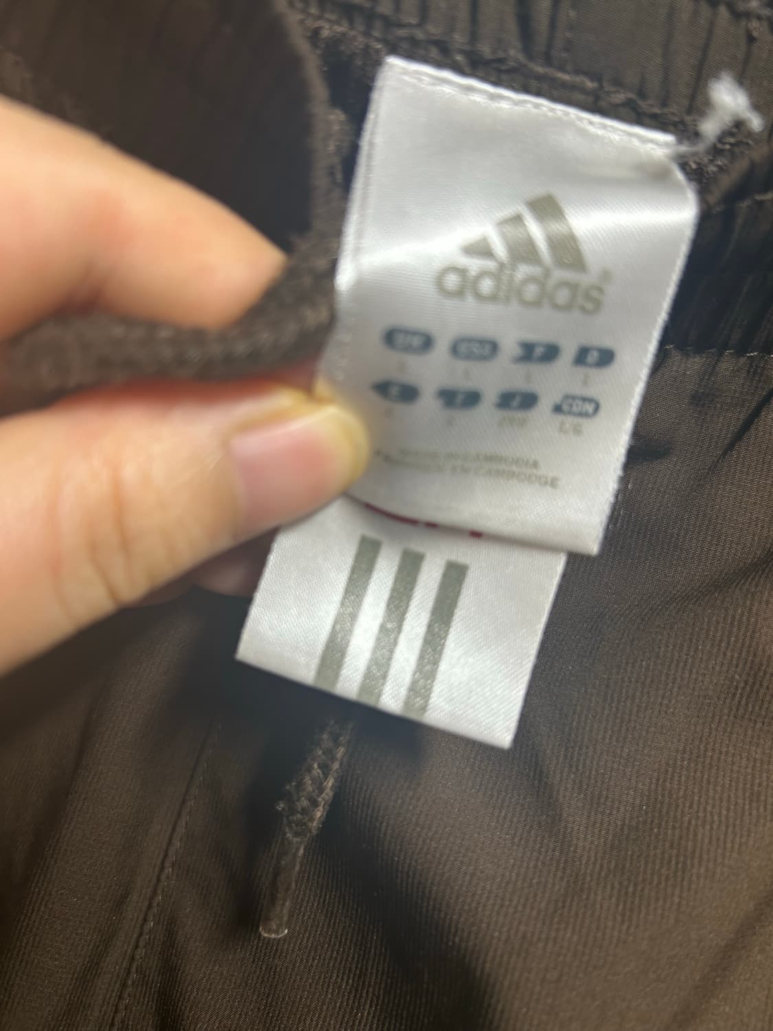 올드스쿨 아디다스 초코 브라운 와이드 트랙팬츠 상품이미지2