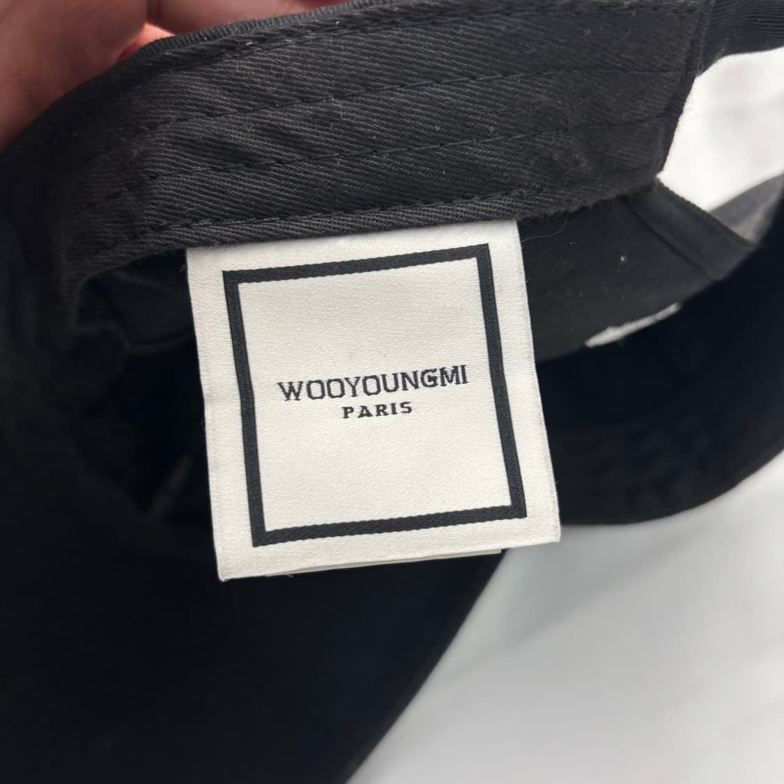 21ss 우영미 WYM로고 블랙 볼캡 OS 상품이미지5