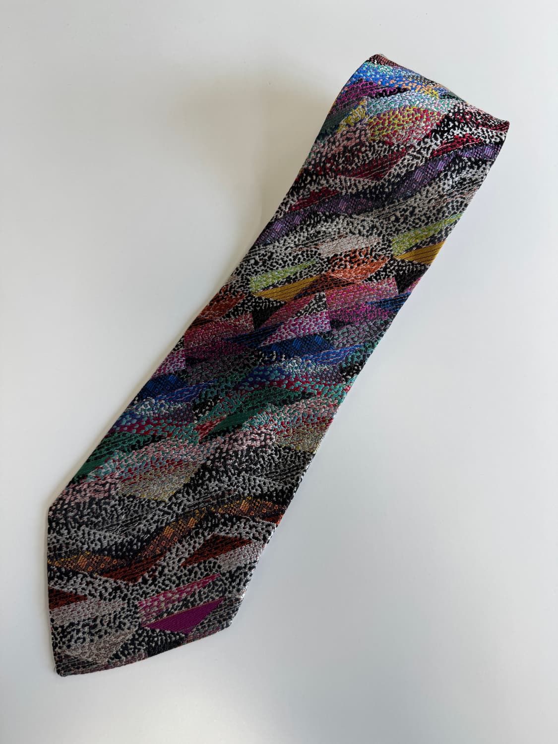 미쏘니 (Missoni) 실크 넥타이 10cm 상품이미지1