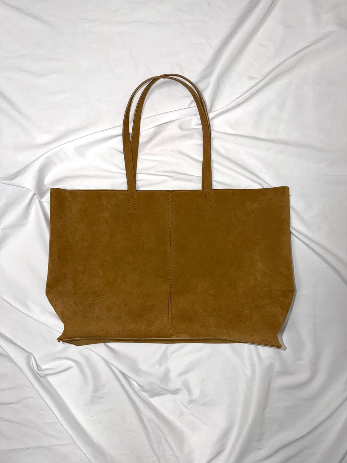 카우 스웨이드 빅 사이즈 도트백 상품이미지5