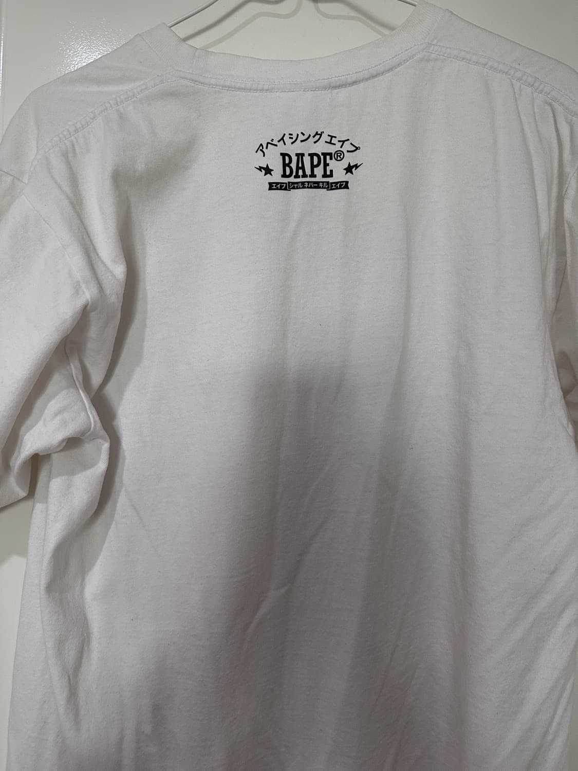 BAPE 베이프 빅에이프 도쿄 반팔 화이트L 상품이미지3