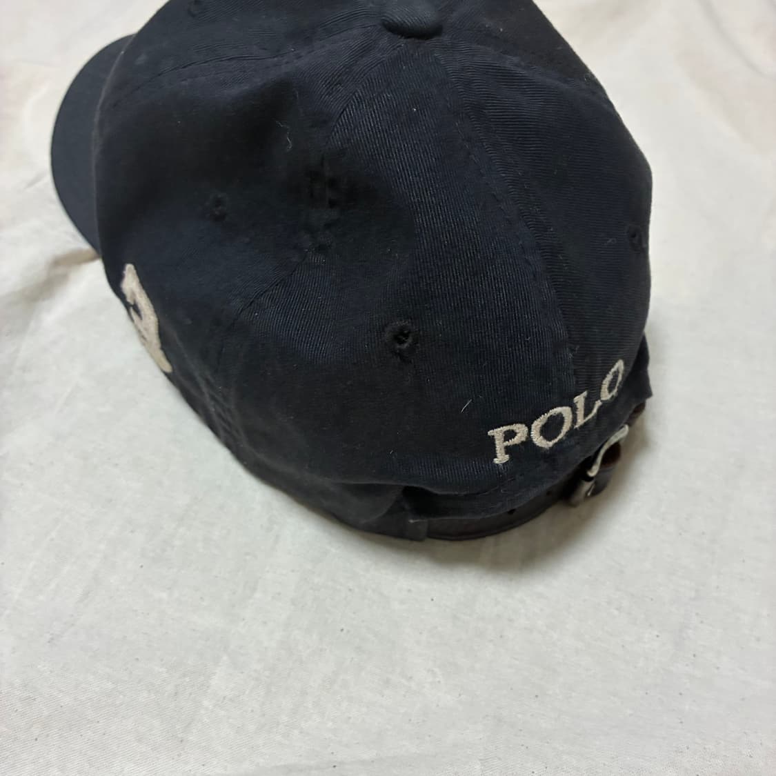 폴로 랄프로렌 빅포니 3 블랙 볼캡 상품이미지3