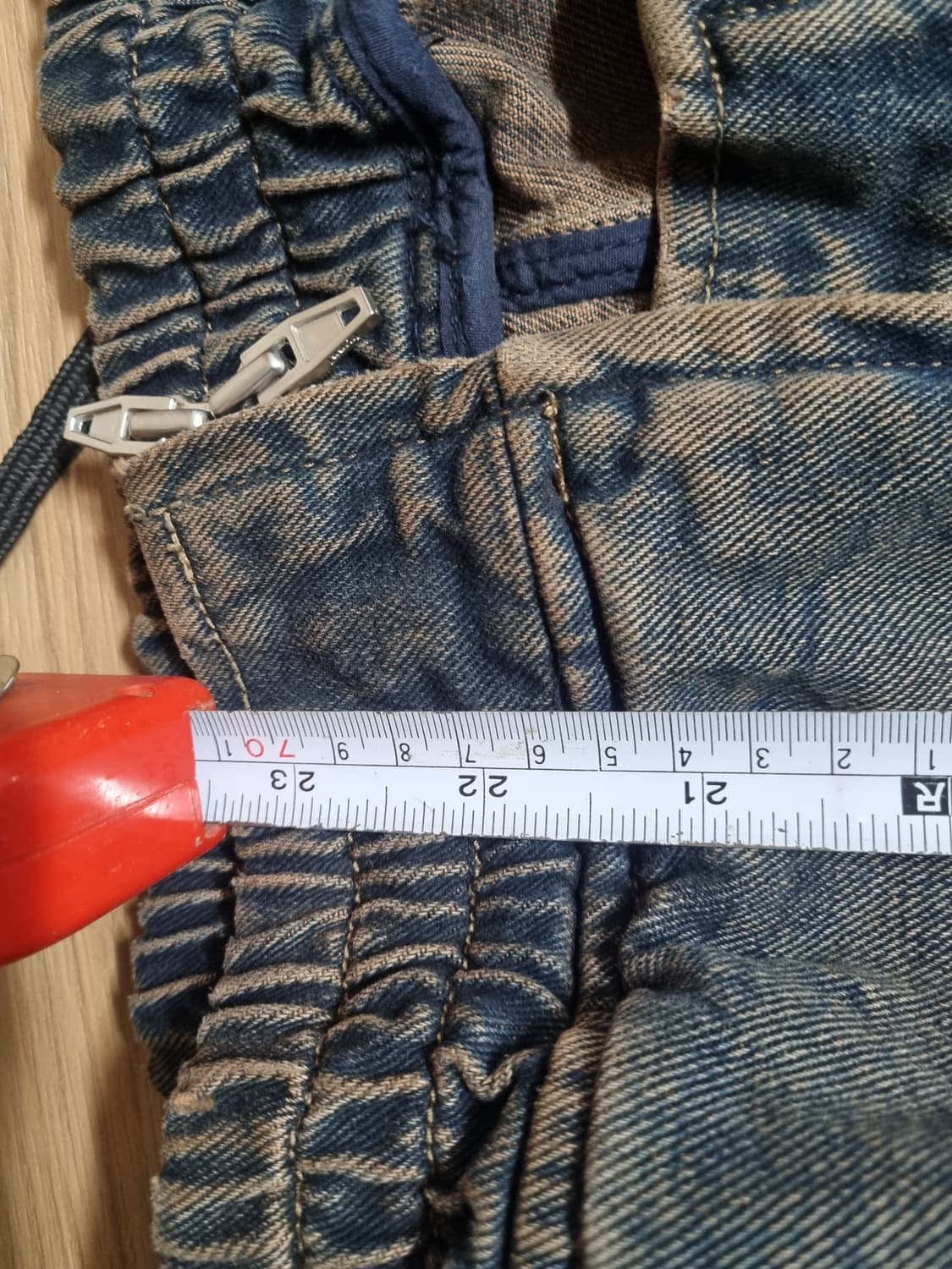 준지 컬렉션 데님 후드 집업 M 상품이미지6