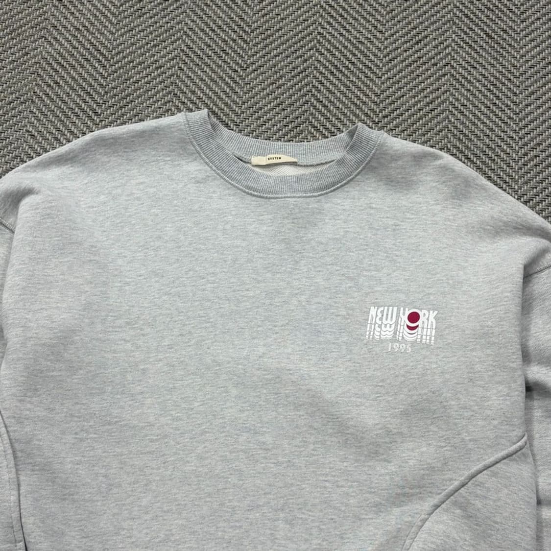 시스템 뉴욕그래픽 맨투맨 v2608 상품이미지3