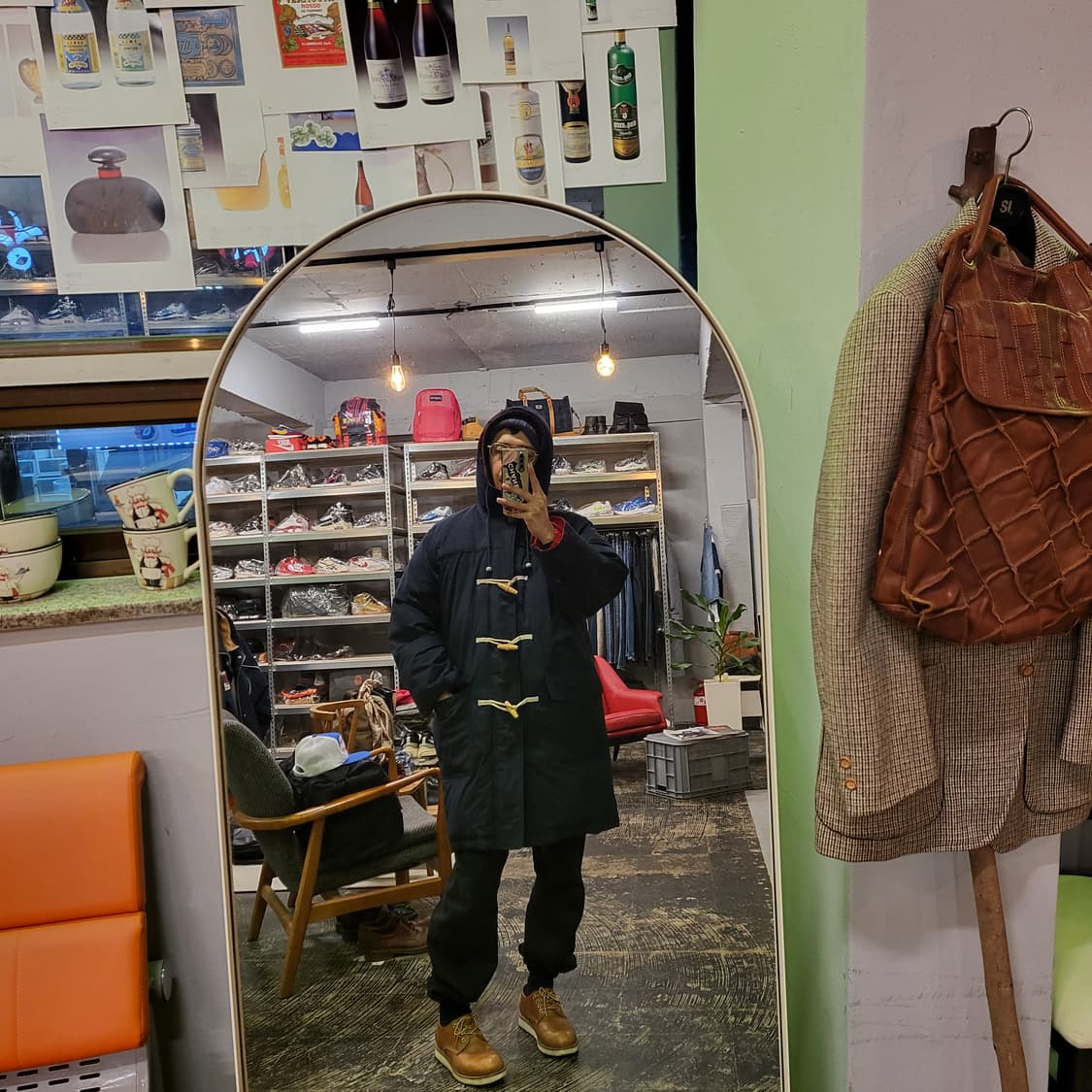 90s 빈폴 덕 다운 패딩 더플 코트 (100) 상품이미지2