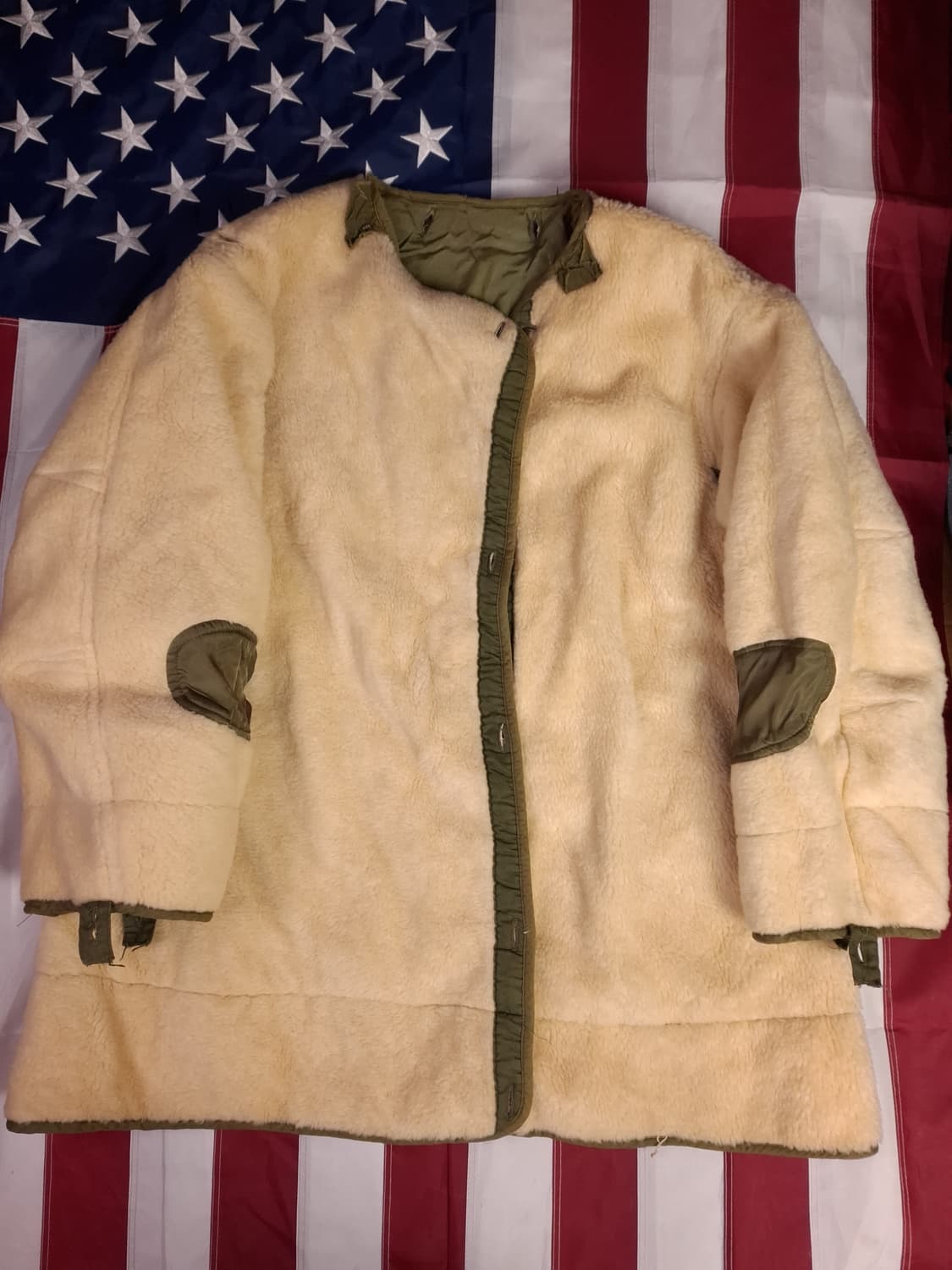 오리지날 미군 M-51 진나단파카 양털 라이너 미듐 셋트 상품이미지9