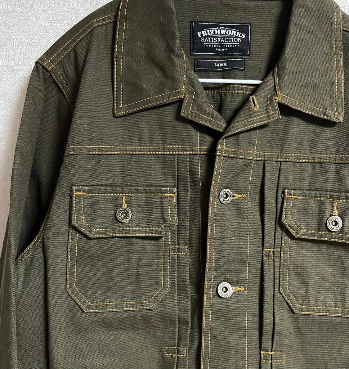 공용 프리즘웍스 헌팅 트러커 자켓 점퍼 L 상품이미지4