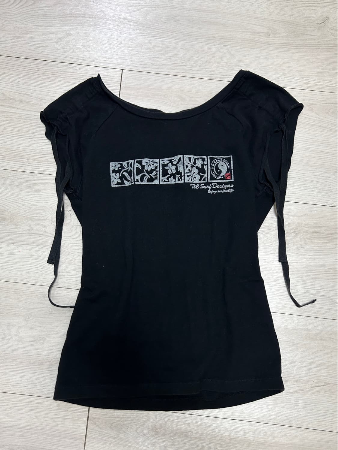T&C Surf Designs 빈티지 셔링 슬림핏 반팔티 상품이미지1