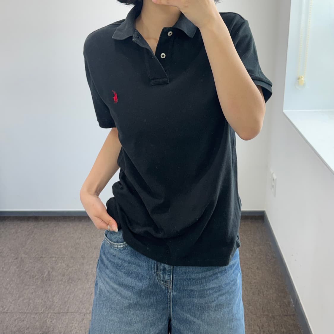 Polo 폴로 레드포니 블랙 카라 반팔티 상품이미지1