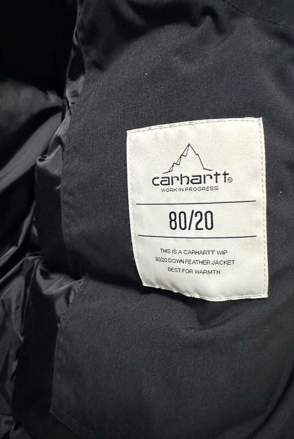칼하트 WIP 베링 파카 II 블랙 S사이즈 상품이미지6