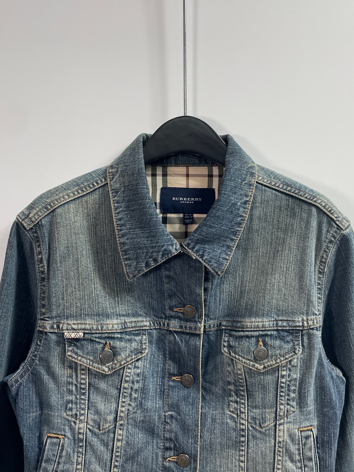 버버리 우먼스 노바체크 데님 청자켓 (on.431) 상품이미지2