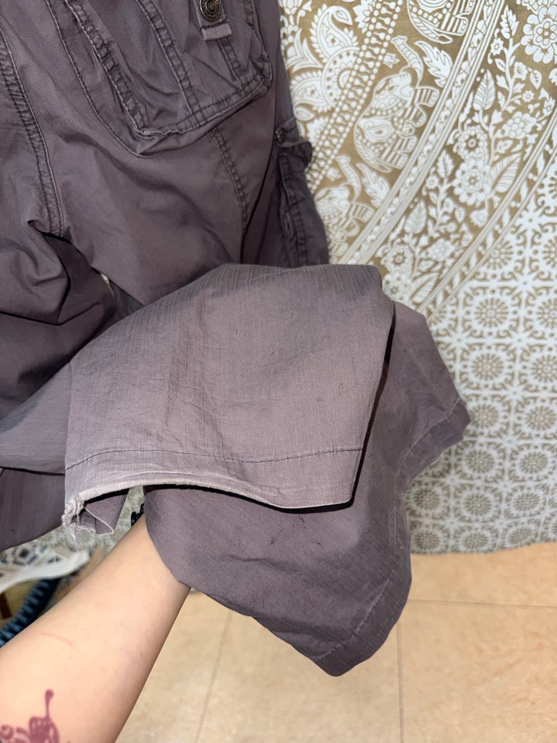 Ugiz 빈티지 퍼플 카고팬츠  상품이미지7