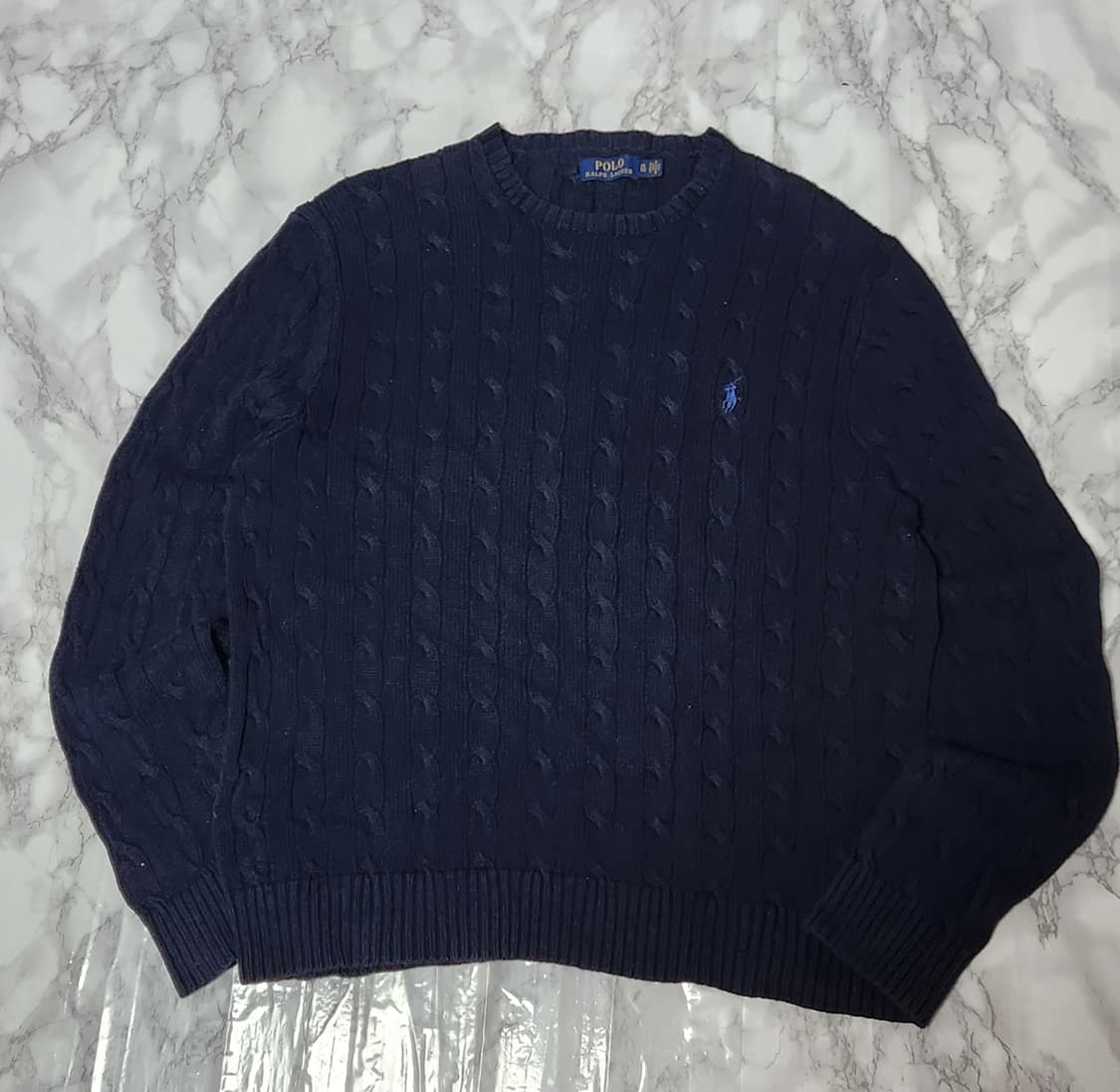 폴로 랄프로렌 꽈배기 니트 상품이미지1