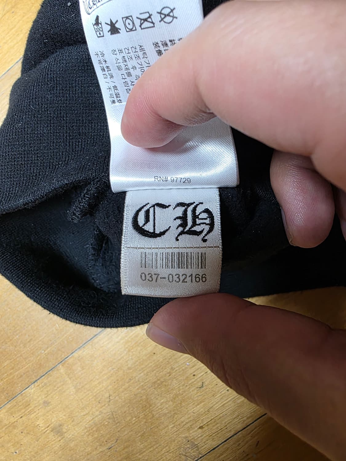 [새상품급]크롬하츠 홀스슈 뉴욕 후드티 블랙 상품이미지8