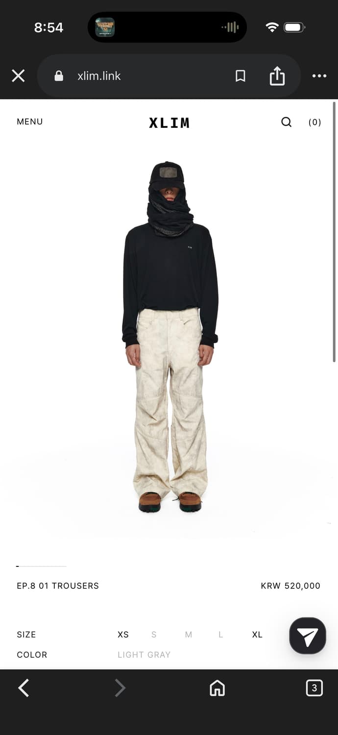 [구매] 엑슬림 ep.8 01 trousers  상품이미지1