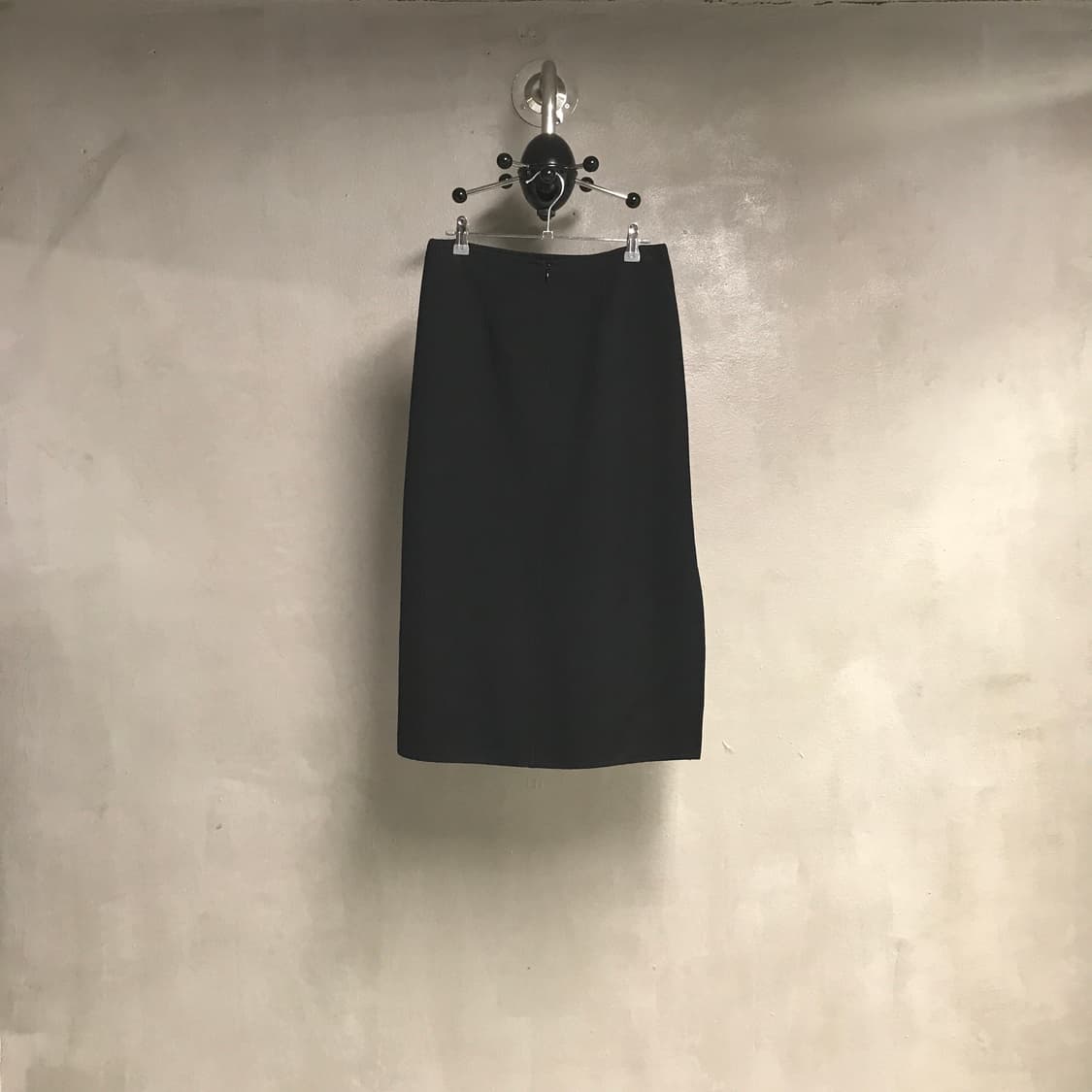 질샌더 트임 스커트 블랙 34 상품이미지4