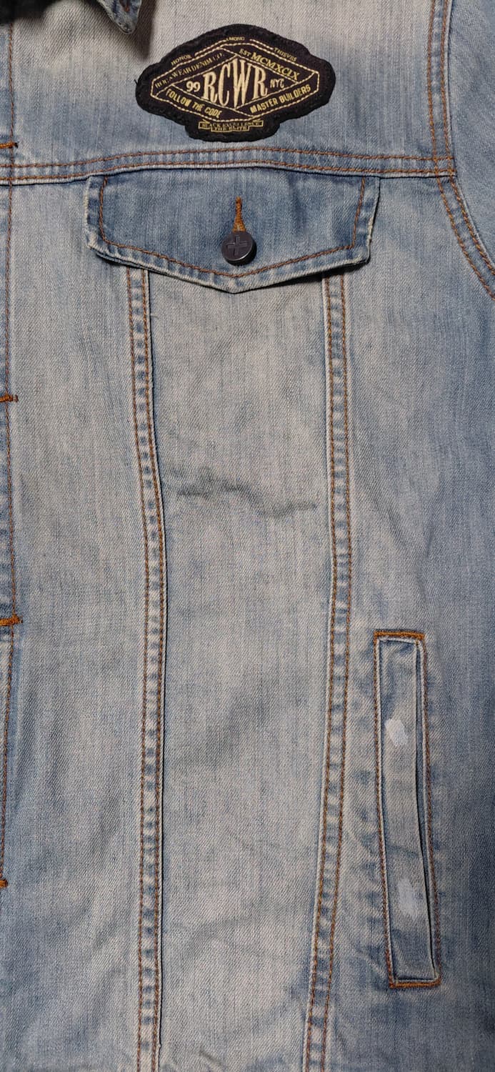 [46] 빈티지 로카웨어(Rocawear) 올드스쿨 오버사이즈 데님 자켓 상품이미지4