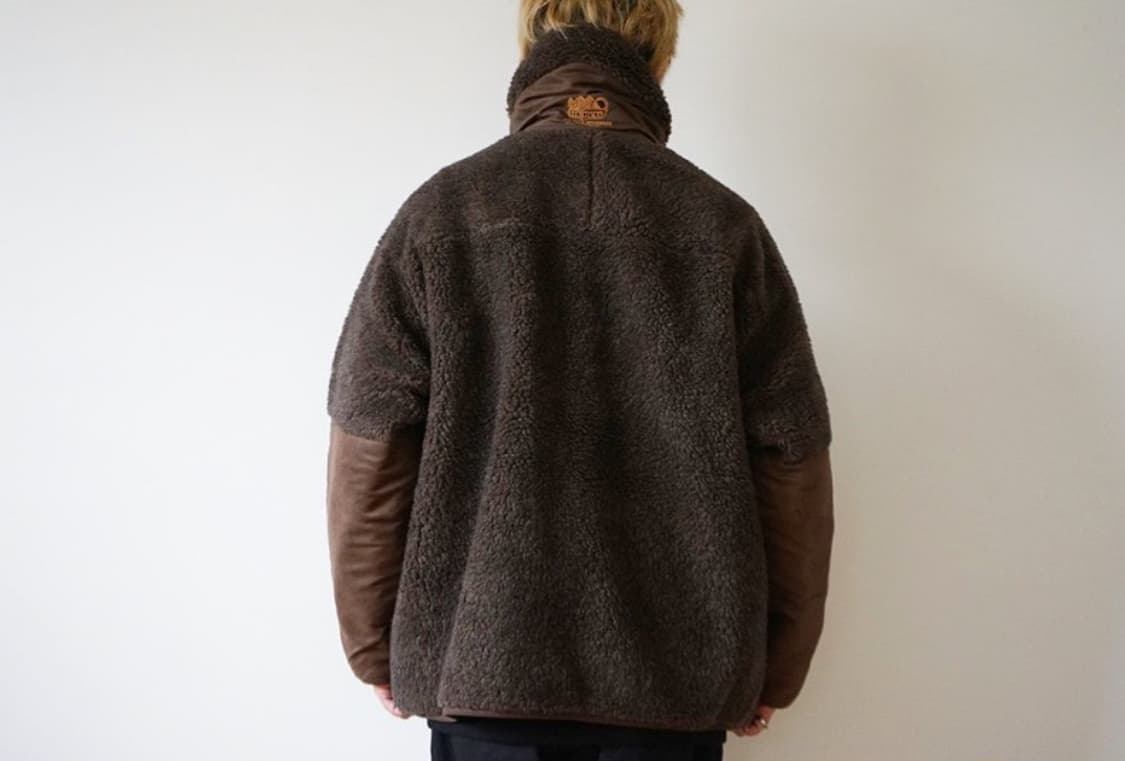 이즈네스 Is-ness 23aw THM FLEECE 자켓 브라운 L 상품이미지8