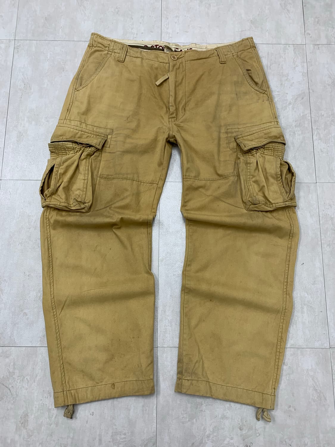 Bigton jeans 베이지 카고 팬츠 상품이미지1