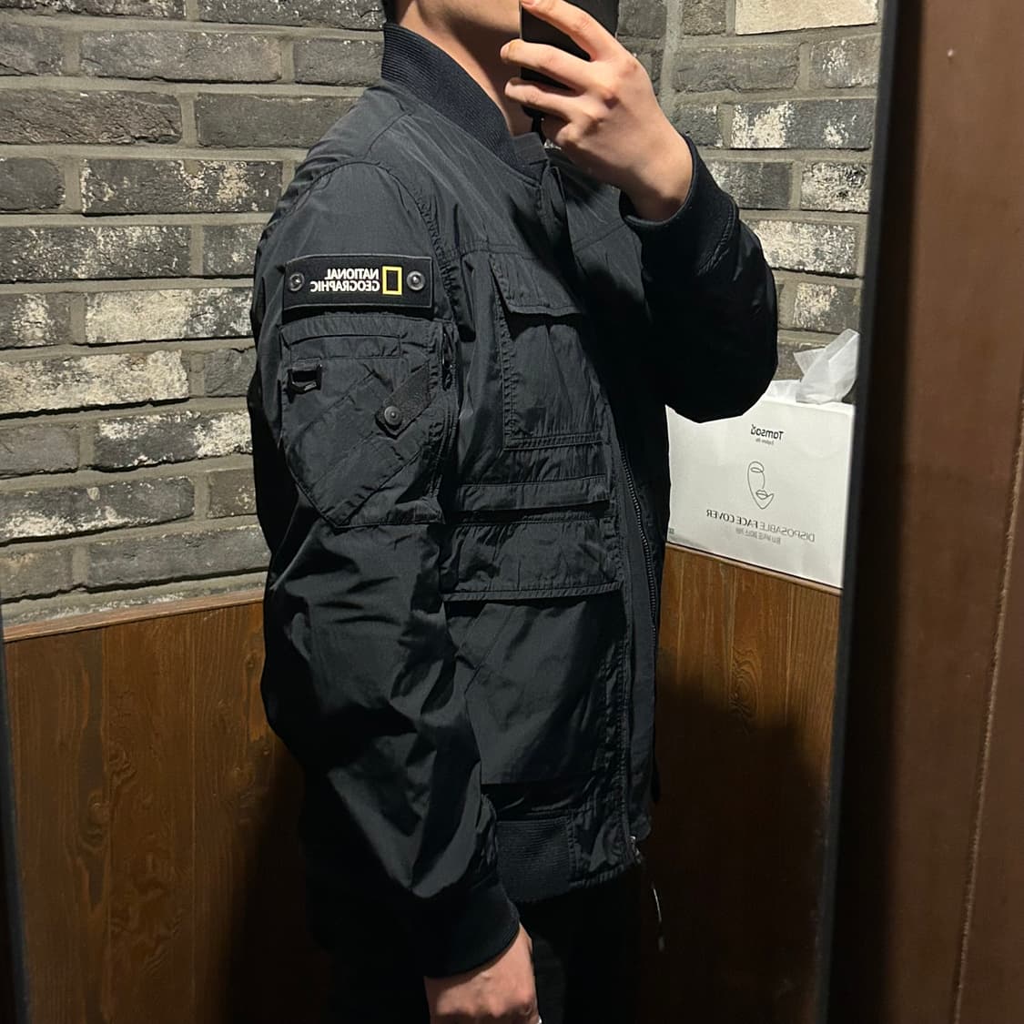 L) 내셔널지오그래픽 와펜 유틸리티 바람막이 점퍼 자켓 상품이미지10