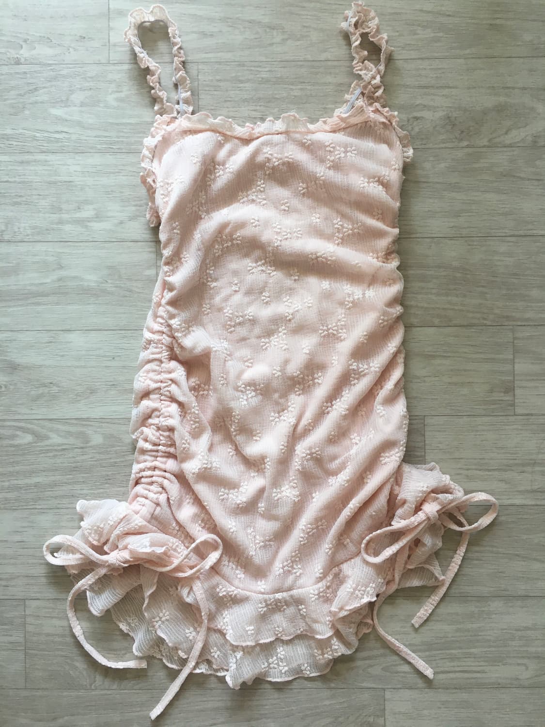 핀터깔 베이피핑크 레이스 원피스 상품이미지1