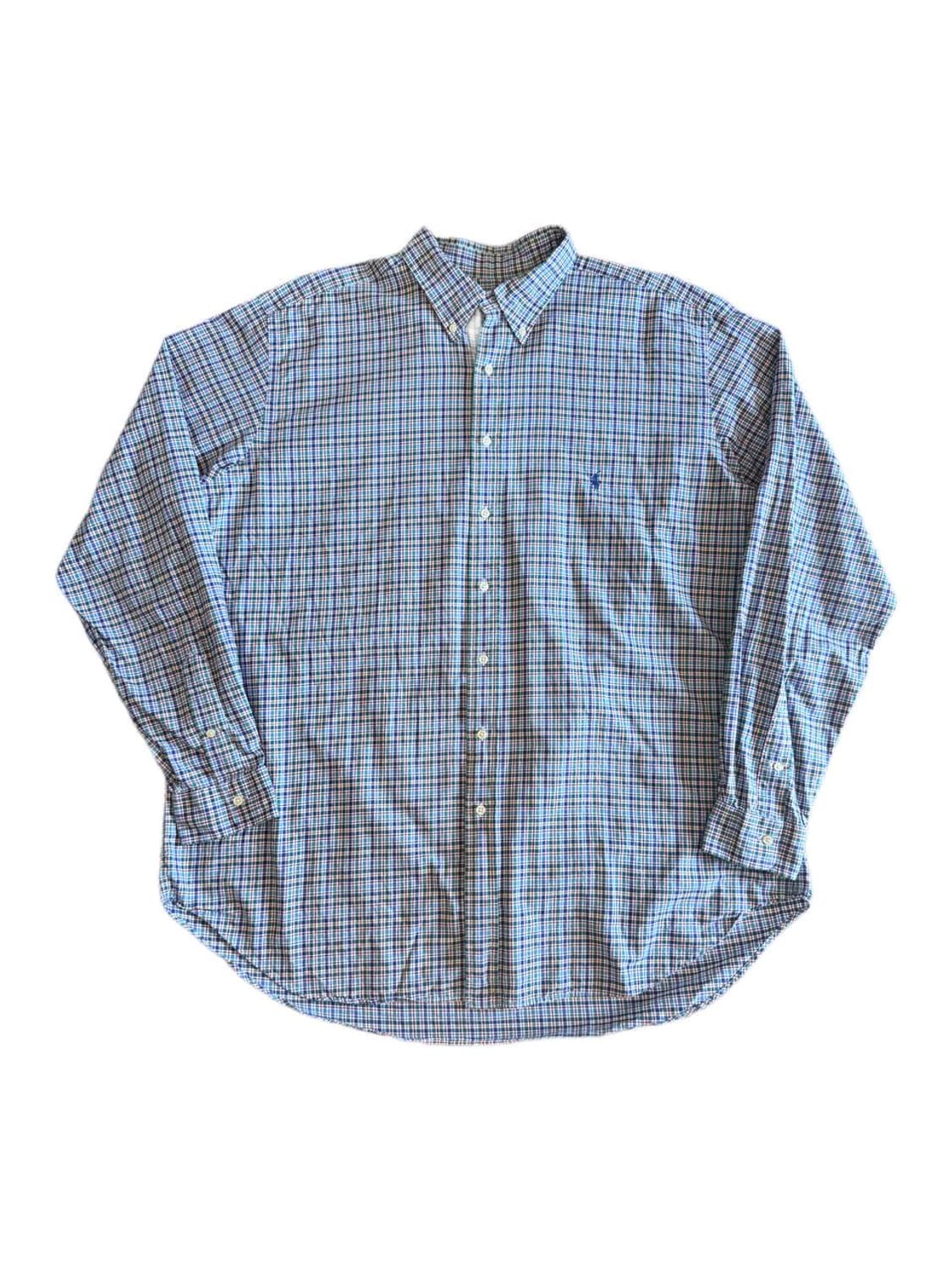 PRL button down gingham check shirts 상품이미지1