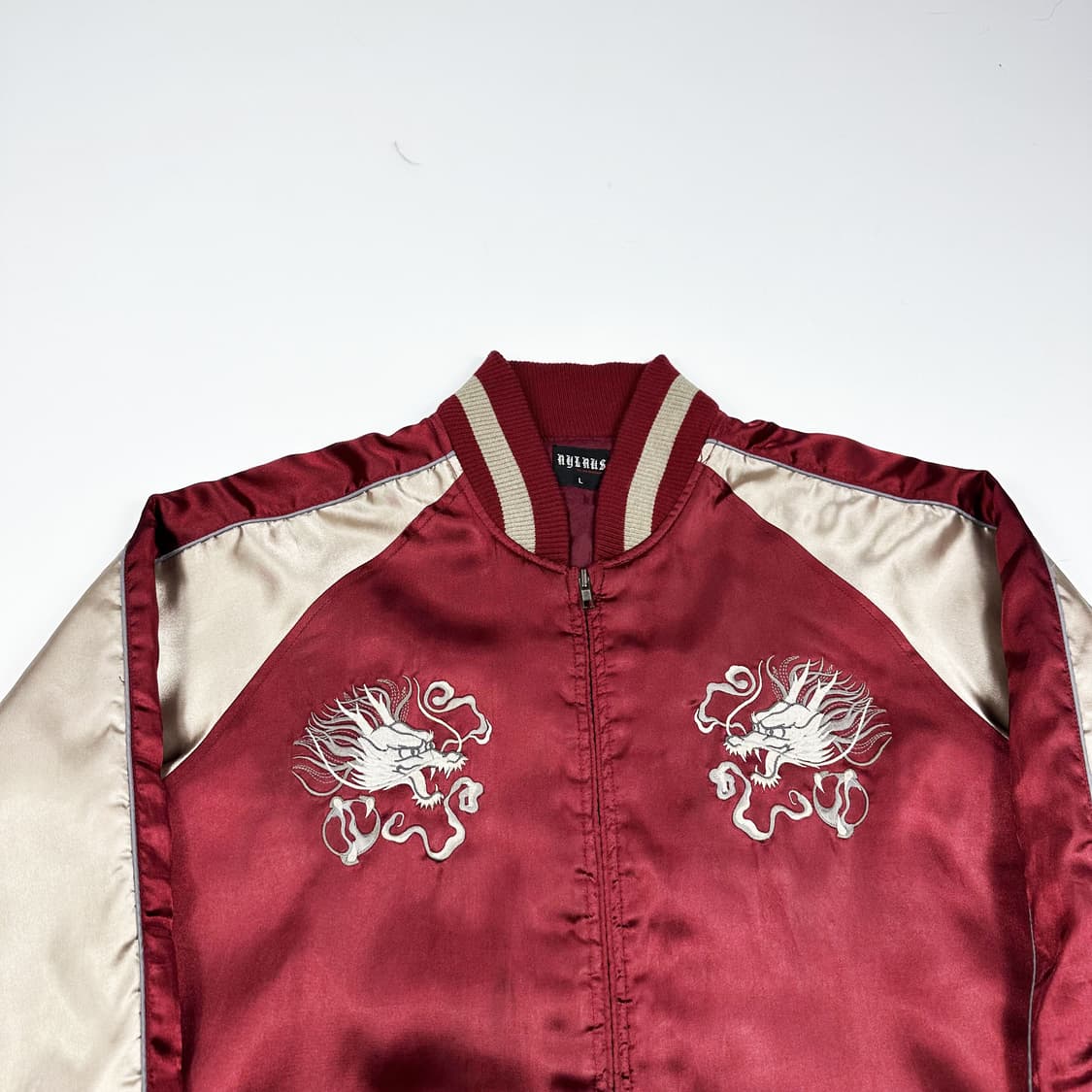 VTG 빈티지 드래곤 자수 스카쟌 자켓 (L) 상품이미지1